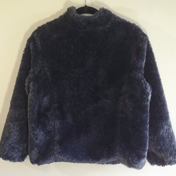 Athleta Girl Reversible Warm+Fuzzy Puffer Jacket Size Large (12) - Picture 8 of 11